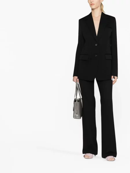 Vienakrūtis švarkas Lanvin juoda