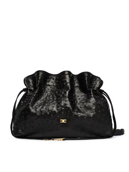 Ročna torba Elisabetta Franchi črna