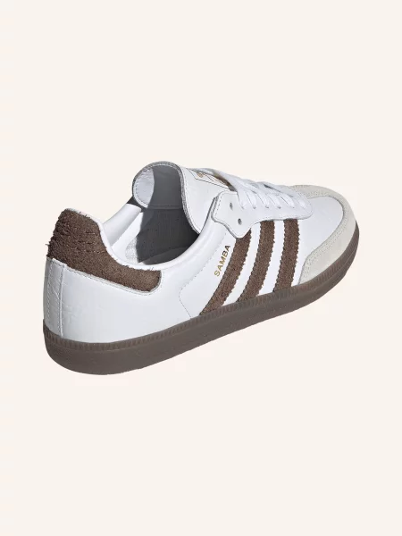 Adidas Originals Tenisky Samba Og / hnědá / světle šedá bílá