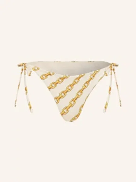 Versace Trojúhelníkové Bikinové Kalhotky béžová/ zlatá béžové