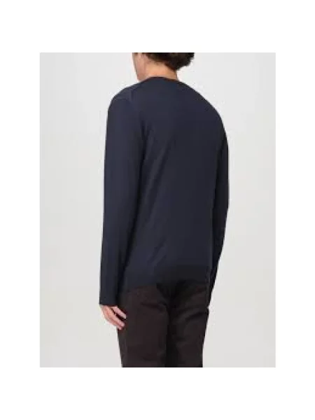 Sweter Woolrich wełniany niebieski