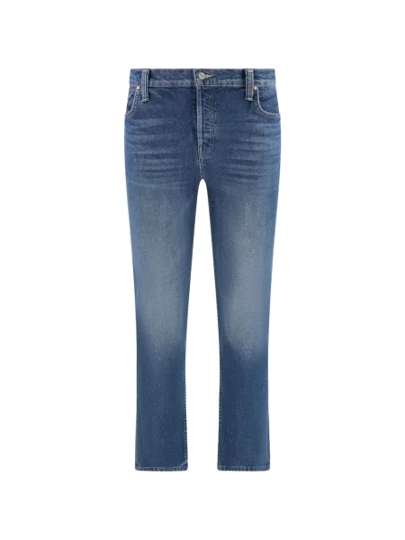 Jeansy do kostek Mother niebieskie