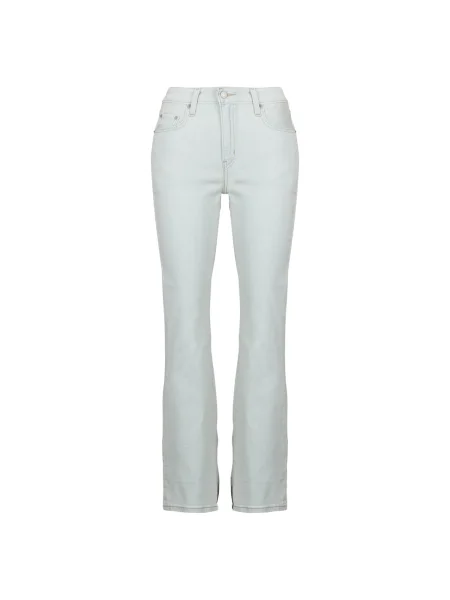 Blugi evazați Levi's® cu talie înaltă alb