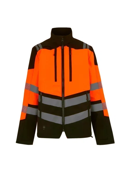 Kurtka Softshellowa HiVis Trzywarstwowa czarna