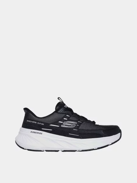 Кожаные кроссовки Skechers черные