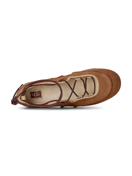 Замшевые балетки Ugg