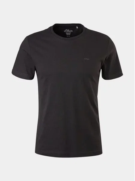 T-Shirt s.Oliver μαύρο