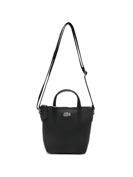 Geantă shopper Lacoste negru