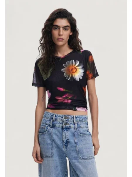 Marškiniai Desigual juoda