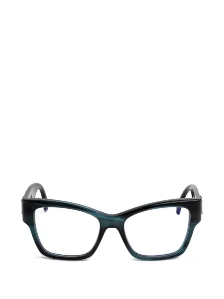 Ochelari de soare Max Mara Eyewear cu autograf albastru