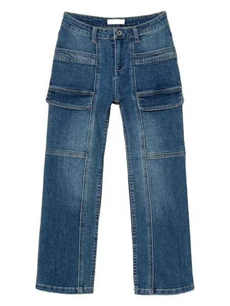 Jeansy dziecięce Twinset niebieskie