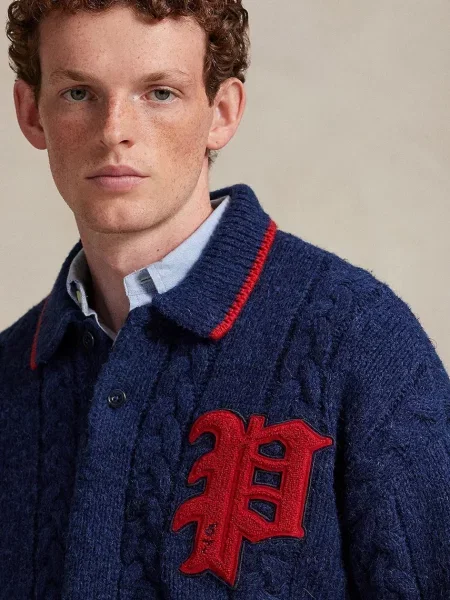 Светр із додаванням вовни Polo Ralph Lauren синій