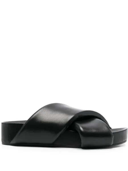 Sandale Jil Sander din piele negru