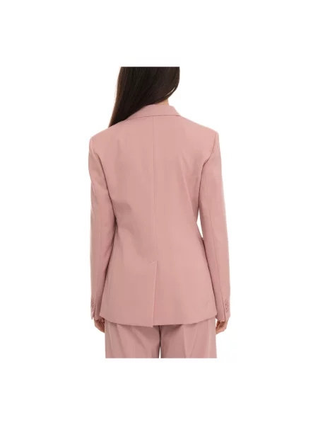 Marynarka Weekend Max Mara wełniana różowa
