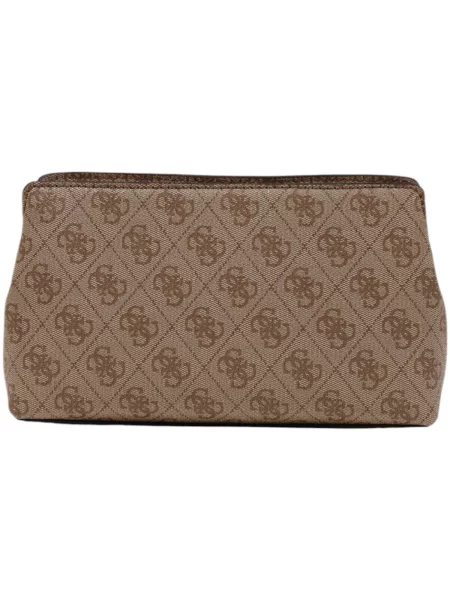 Kozmetička torbica Guess smeđa