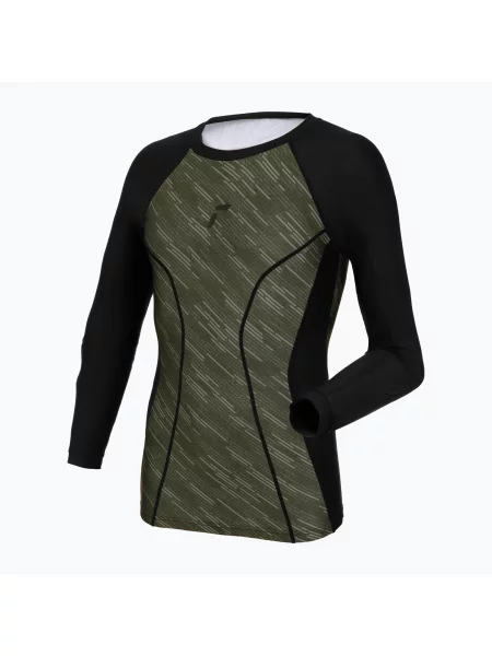 Longsleeve bramkarski Reusch Padded Eco Undershirt black/desert green czarny