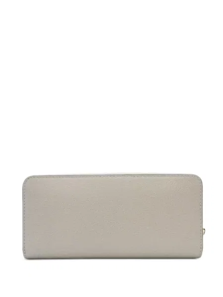Kožená peněženka Furla šedá