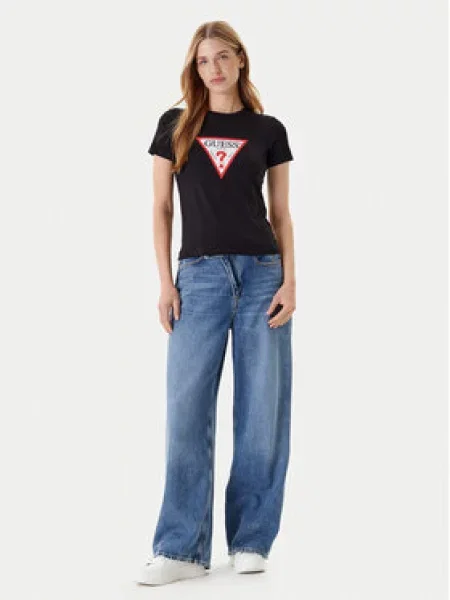 Tričko Guess Jeans černé