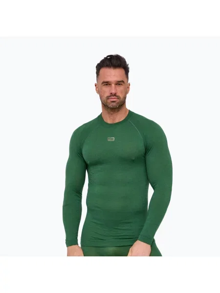Bluza termoaktywna Brubeck Active Merino green zielona