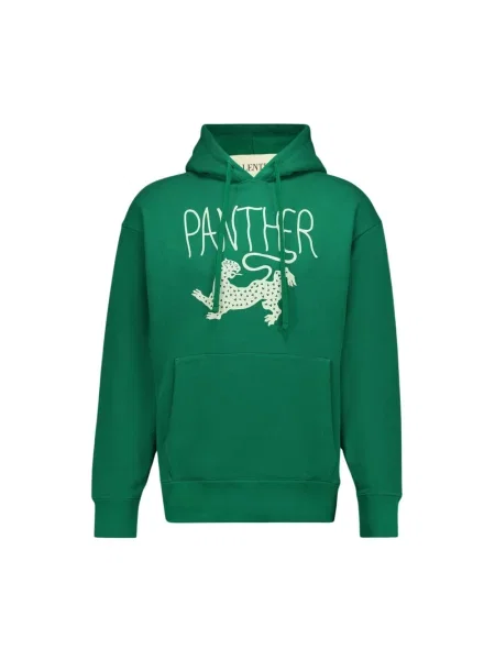 Bluza z kapturem Valentino Garavani z kapturem zielona