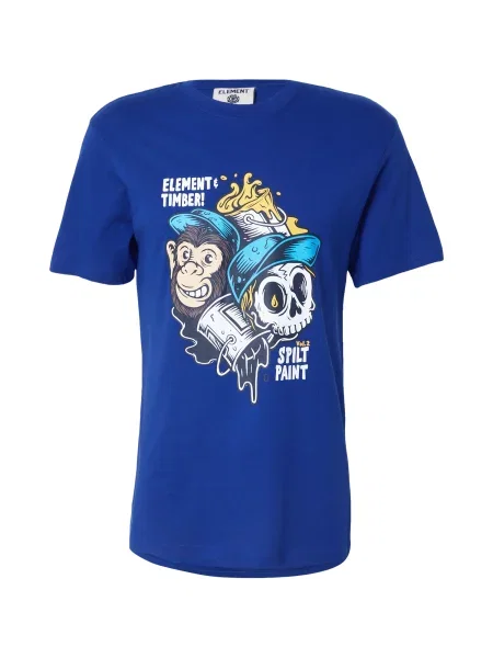 ELEMENT Tricou FLOW indigo / azuriu / negru alb