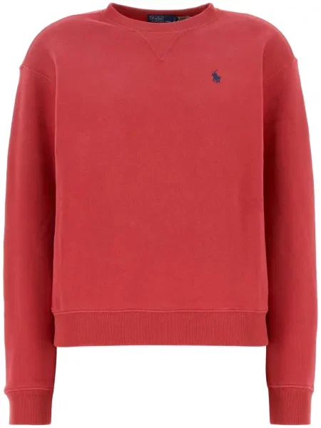 Siuvinėtas megztinis Polo Ralph Lauren raudona