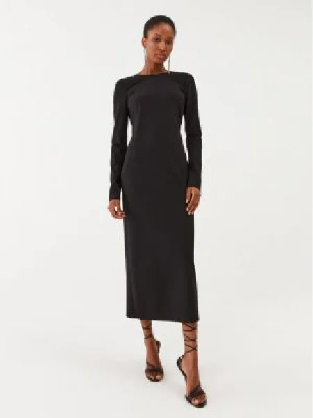 Patrizia Pepe Rochie cocktail Slim Fit negru