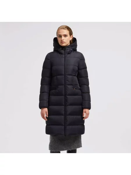 Długi płaszcz Moncler niebieski