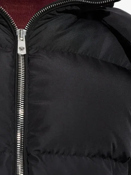 Geacă Versace cu glugă negru