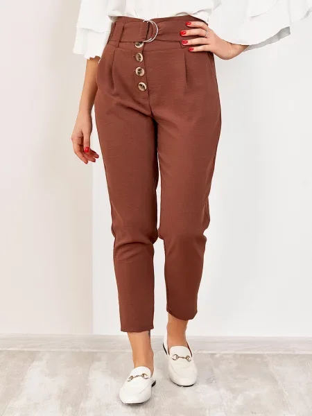 ISSA Plus ­ Брюки повседневные коричневі