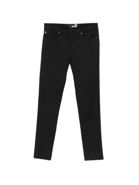 Blugi Love Moschino cu autograf negru
