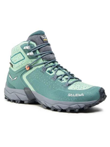 Трекінгові черевики Salewa Ws Alpenrose 2 Mid Gtx Atlantic Deep/Feld Green зелені