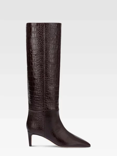 Botine Paris Texas din piele maro