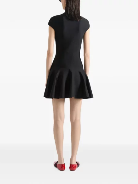Rochie mini Givenchy de lână evazată negru