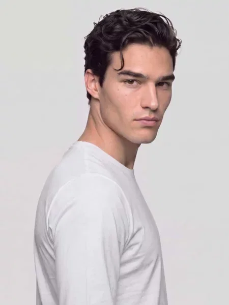 T-shirt z lnu z dużym nadrukiem z tyłu Adidas Originals biała