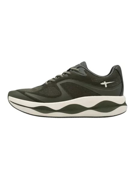 Sneakersy Tamaris skórzane zielone