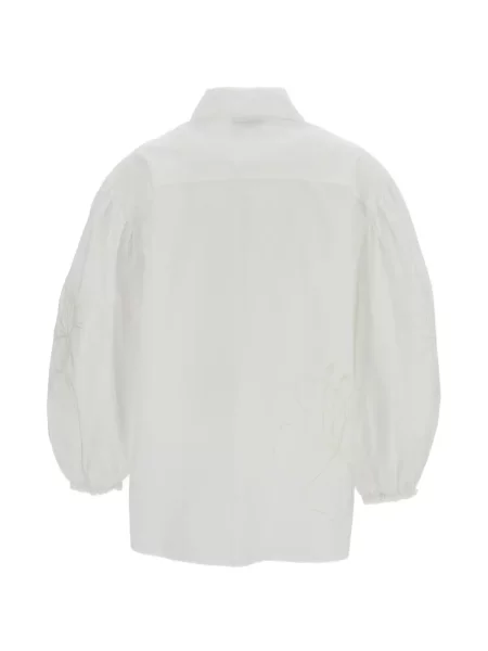 Cămașă Estrafalario cu broderie alb