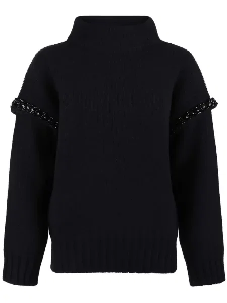 Sweter Max Mara niebieski