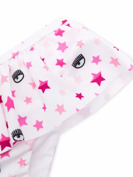 Bikini dziecięce Chiara Ferragni białe