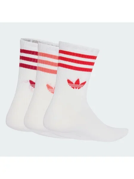 ADIDAS ORIGINALS Ponožky červená / melónová / tmavočervená biela