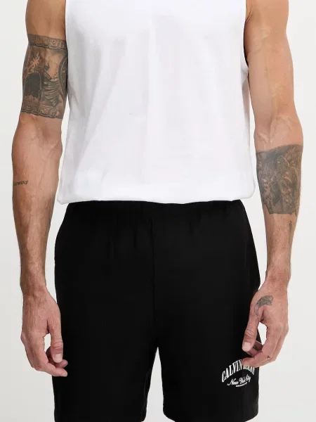 Calvin Klein Jeans Σορτς επίσημα Ανδρικά με μαύρο