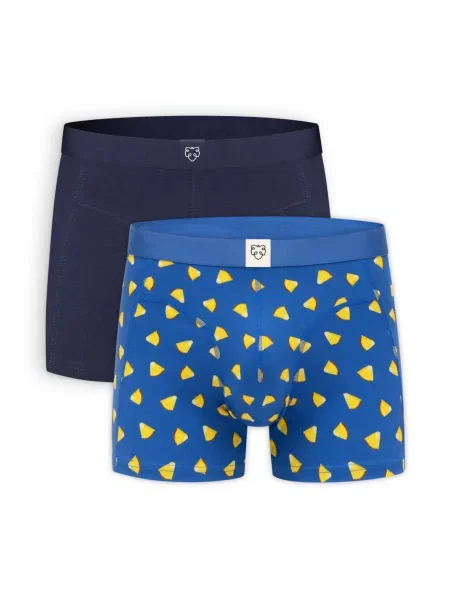 A-dam Boxeri Pineapple Juicy / bleumarin / maro / galben albastru