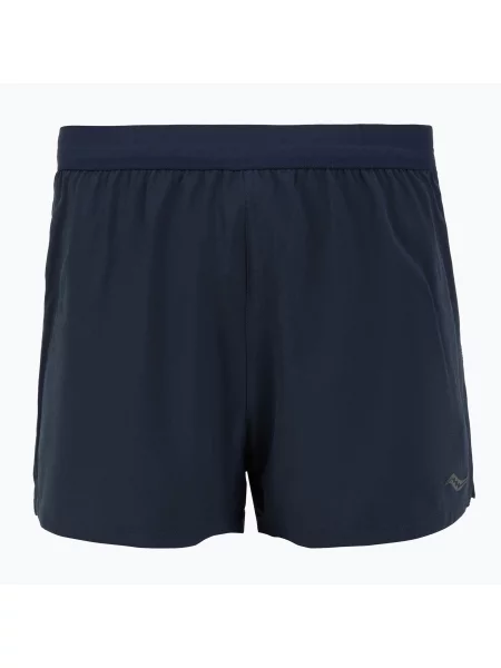 Spodenki do biegania Saucony Outpace Split Short navy granatowe