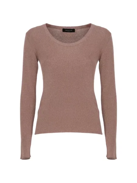 Дълго пуловер Fabiana Filippi кафяво