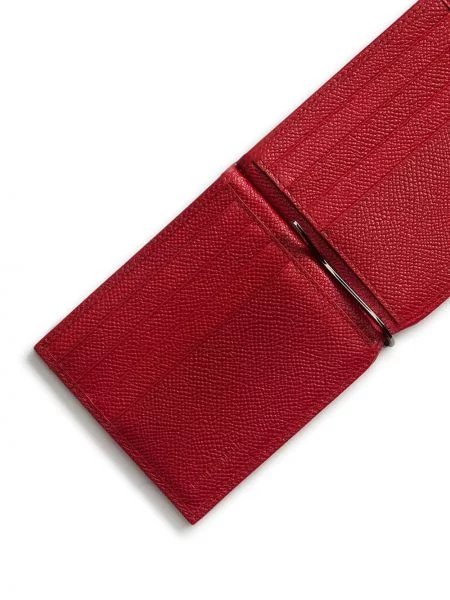 Kožená peněženka Dolce & Gabbana červená