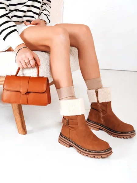 Cizme de zăpadă Dstreet maro