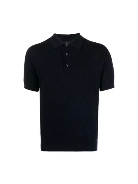 Koszulka polo Brioni casual niebieska