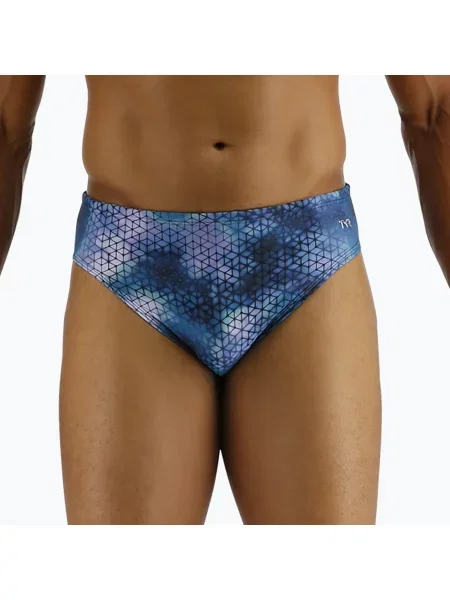 Plavecké kalhotky TYR Starhex Racer blue ice modré