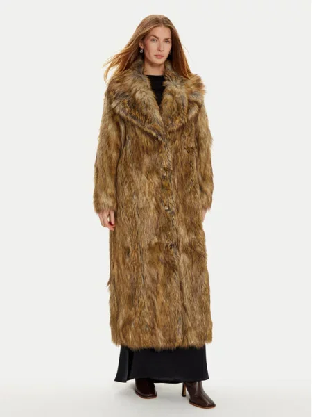 Krzneni plašč Marciano Guess rjava