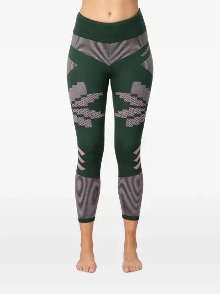 Pantaloni de schi Kari Traa cu imprimeu geometric verde
